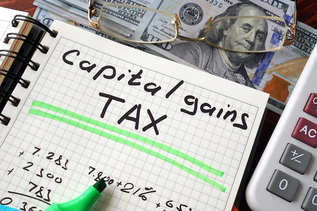 New Capital Gains Tax Rates for 2025 Are Now Available 4 capital gains tax written notebook