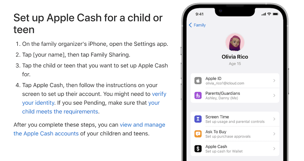 5 Best PayPal Alternatives for Teens Under 18 Years Old 10 Apple Cash Family signup