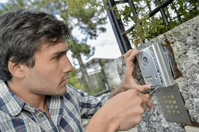 apartment video intercom installation