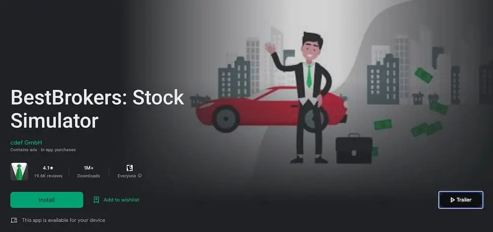 Best Brokers stock simulator sign up