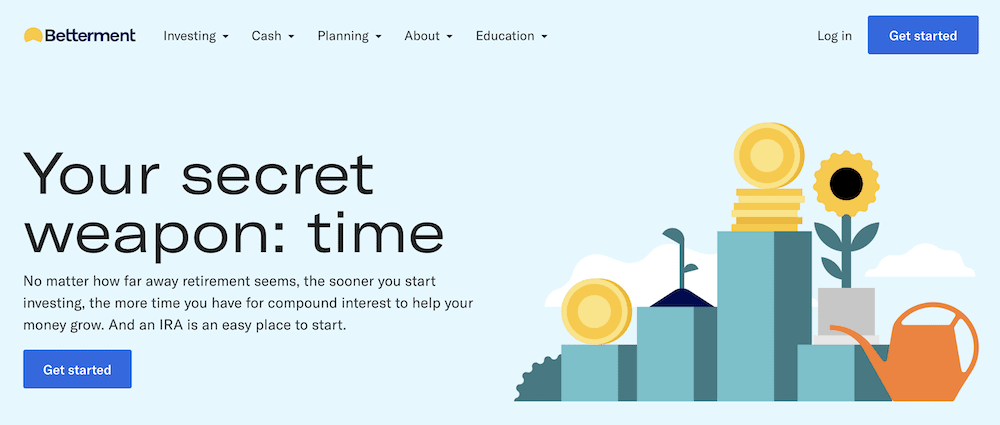 betterment ira signup