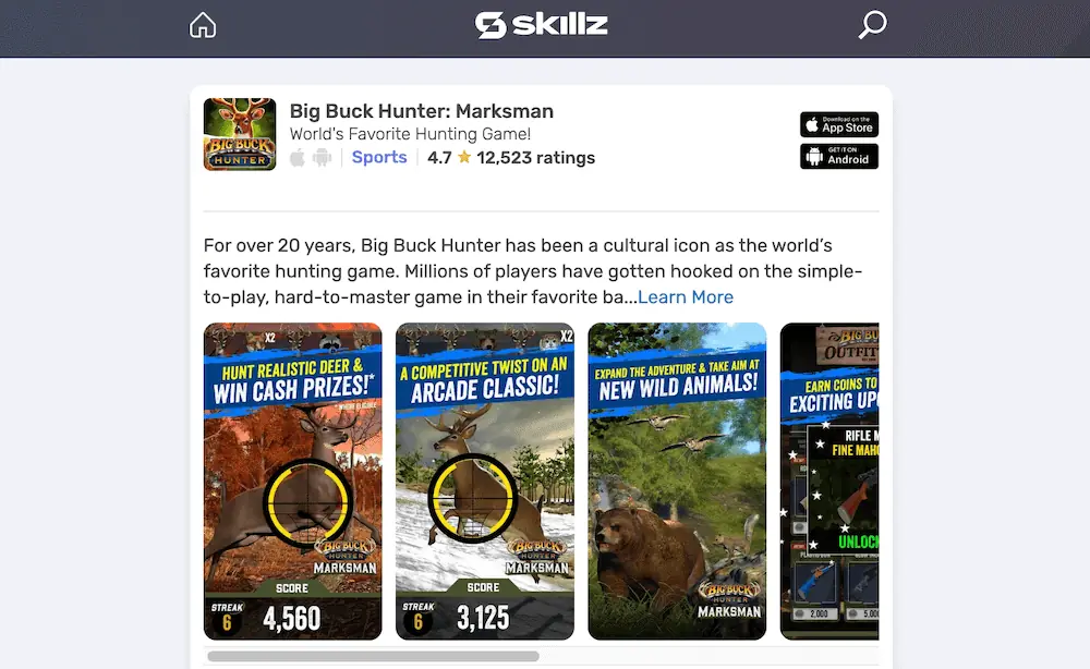 50 Best Money-Making Apps That Pay You Real Money 64 Big Buck Hunter signup Skillz