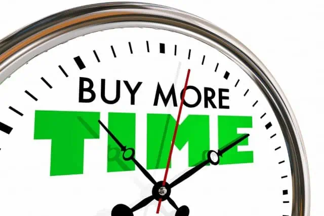 Tax Day 2025: When Is the Last Day to File Taxes? 6 clock with buy more time written on it