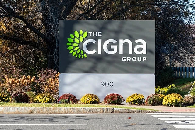 The Best Dividend Stocks: 10 Pro-Grade Income Picks for 2025 10 a cigna group sign outside an office complex.