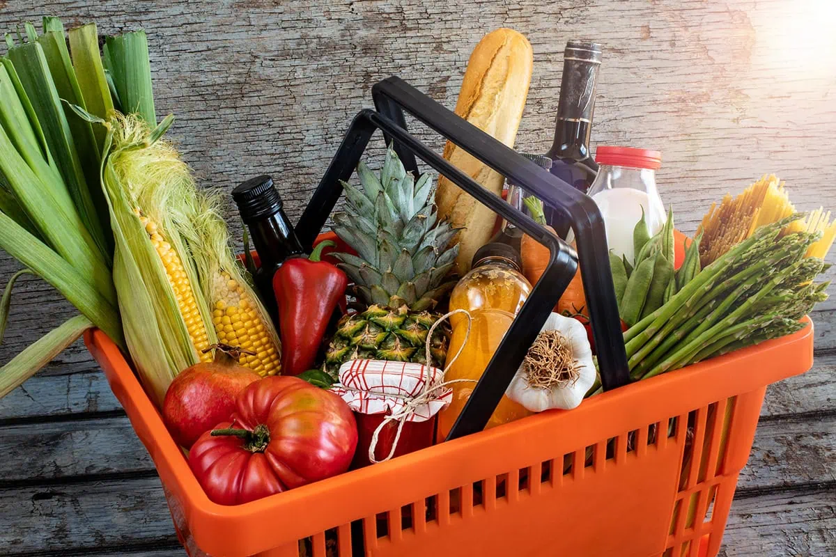 February CPI: Softer Inflation Gives Fed a Little Breathing Room 2 a basket full of groceries.