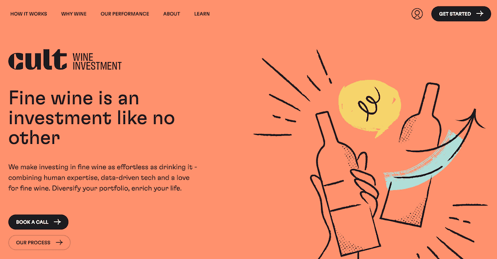 Cult Wine Investment signup