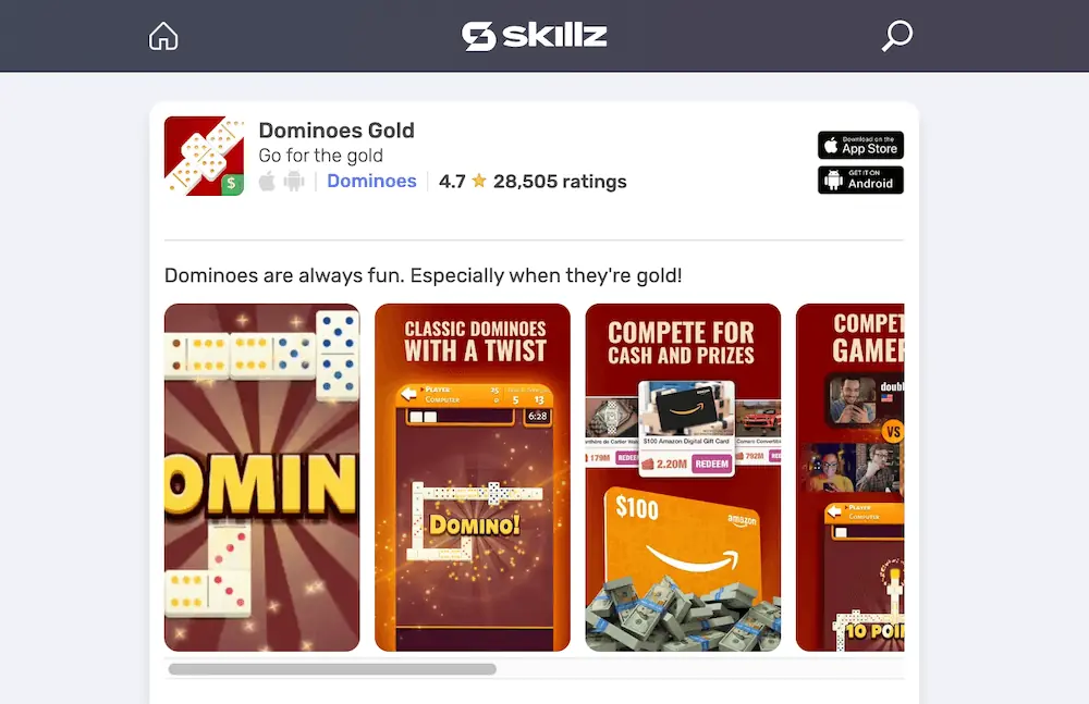 50 Best Money-Making Apps That Pay You Real Money 52 Dominoes Gold signup Skillz