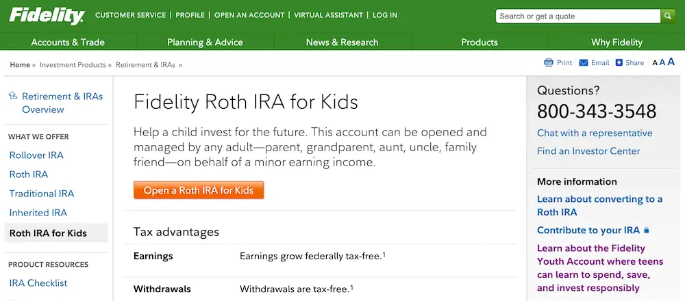 Roth IRA for Kids: Can I Open a Custodial IRA for a Child? 10 Fidelity custodial roth IRA