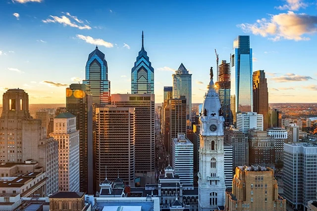 philadelphia skyline.