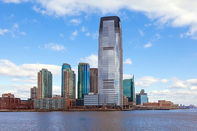 goldman sachs tower in jersey city, new jersey.