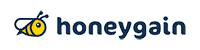 Honeygain logo transparent text thin