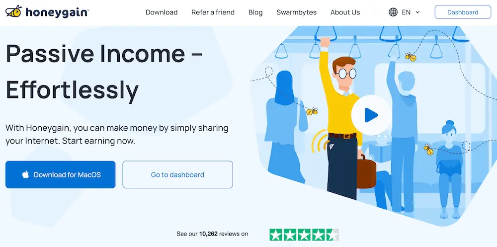 50 Best Money-Making Apps That Pay You Real Money 102 Honeygain signup