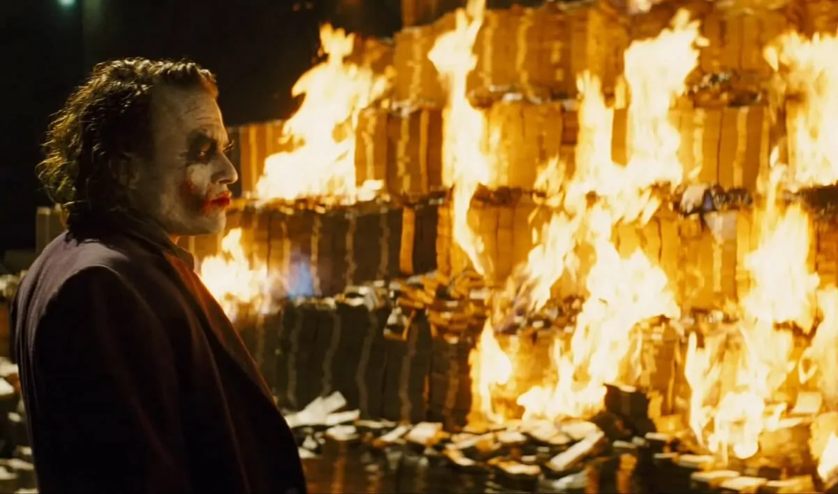 the joker on how to make a lot of money and fail financially