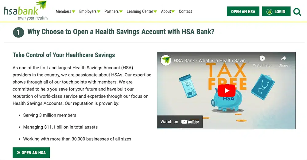 HSA Bank HSA signup
