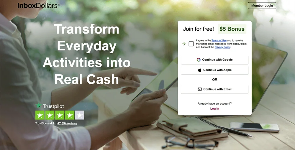 inboxdollars homepage