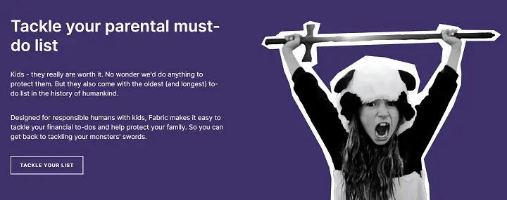 fabric insurance financial to do list kids