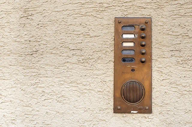 old apartment intercom system