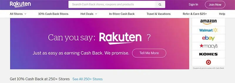 rakuten sign up