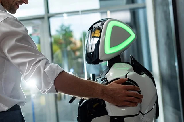 an AI-powered robot.