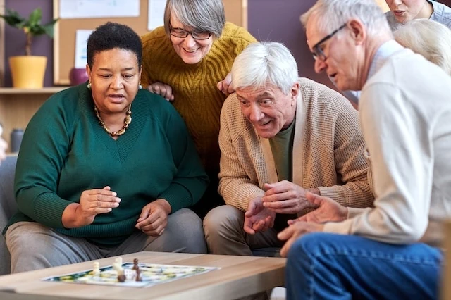 13 Baby Boomer Retirement Statistics You Should Know 3 senior library boardgames