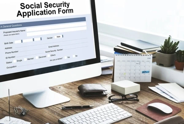social security application form computer screen 1200