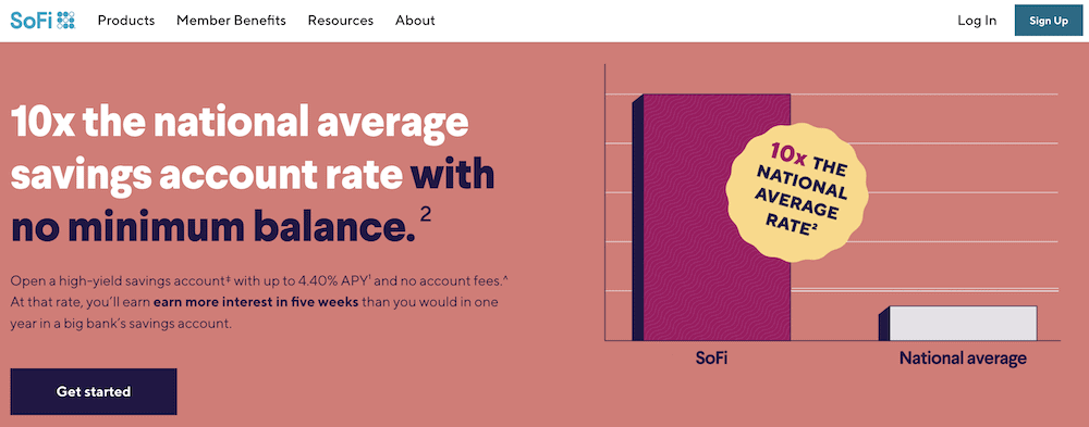 sofi checking and savings signup