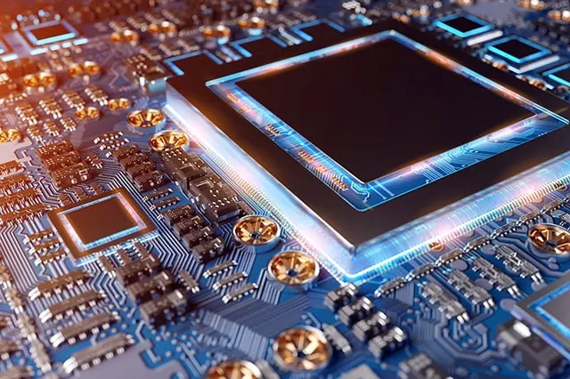 concept art of a semiconductor.