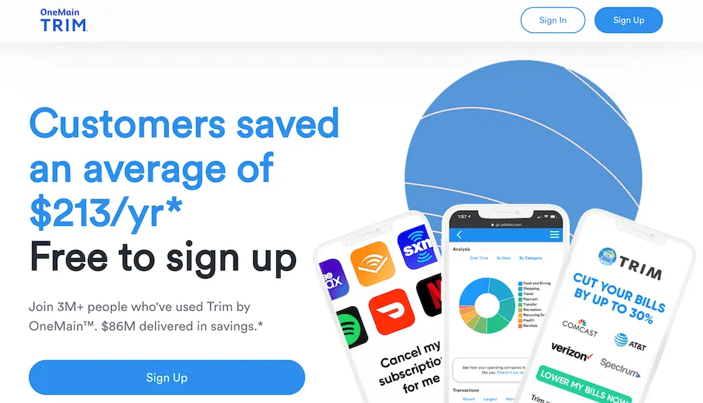 50 Best Money-Making Apps That Pay You Real Money 133 Trim signup