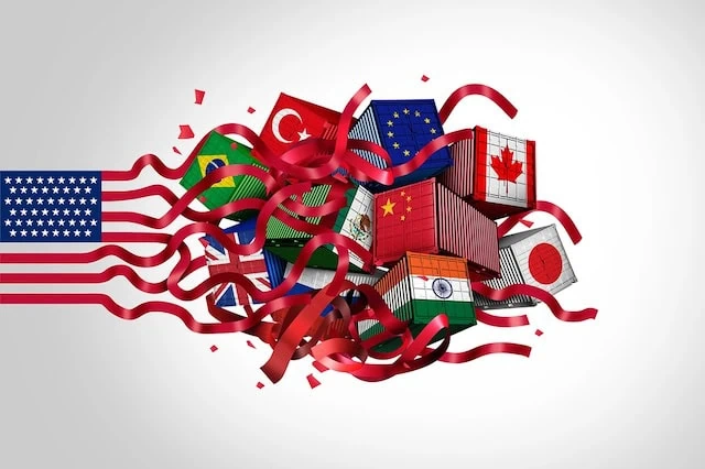 How Do the Trump Tariffs Work Now? 7 wall street trump reciprocal tariffs world container