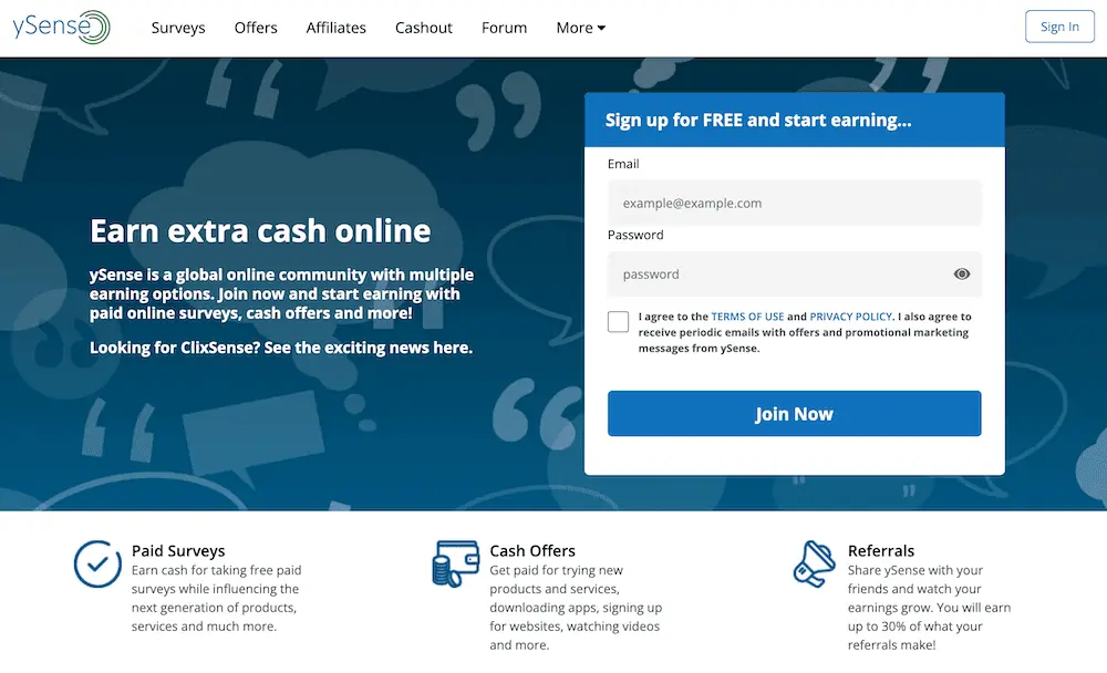 50 Best Money-Making Apps That Pay You Real Money 20 ySense signup new